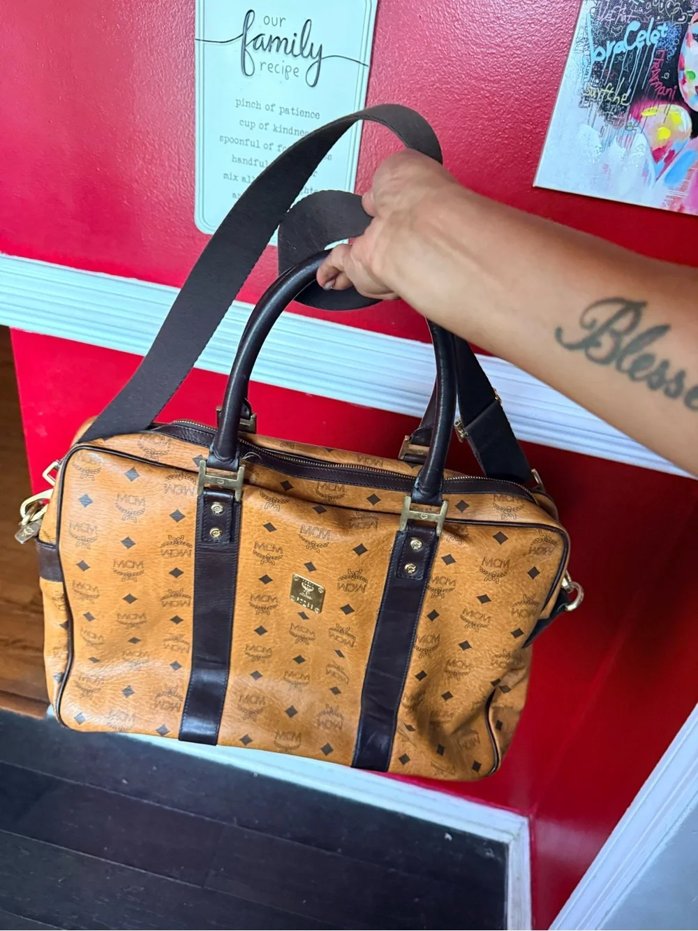 MCM laptop briefcase